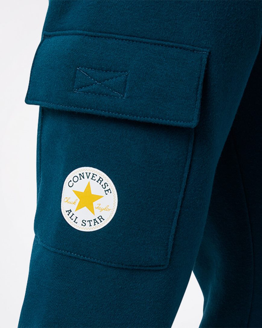 Boys' Converse Into The Wild Fleece Cargo Pants Blue | AU 3E681K